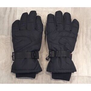 3M Thinsulate 40 Gram Ski Gloves Winter Size Small Black Thick Adjustable